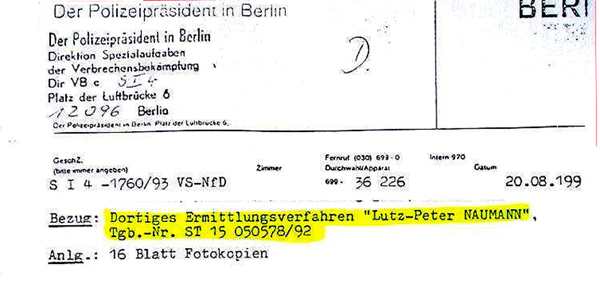 Lutz Peter Naumann, Stasi