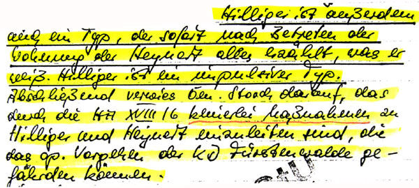 Stasi-Wanze in der Wohnung der Verlobten von  Gero Hilliger.