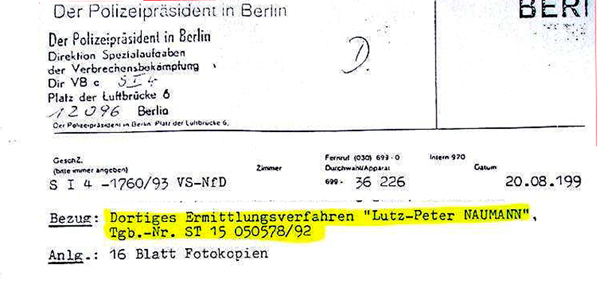 Lutz Peter Naumann, Stasi Lutz Peter Naumann, Stasi